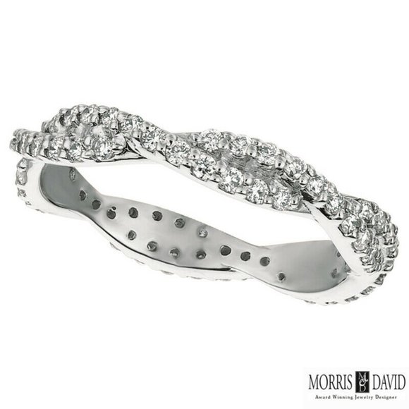 0.60 Carat Natural Diamond Eternity Ring Band